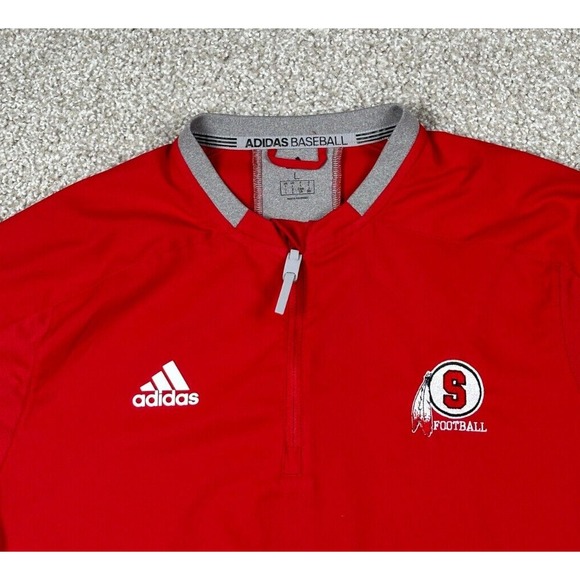 Florida State Seminoles Shirt Mens Large Red Adidas Windbreaker Football NCAA - Picture 2 of 11